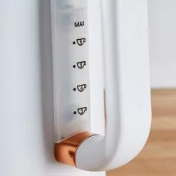 Dunelm 1.7L 3.kW Matt White & Copper Jug Kettle -Dunelm Garden Store 1000150236 alt02