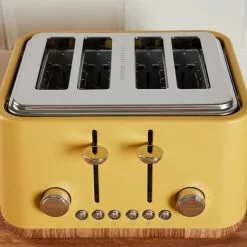 Dunelm Contemporary 4 Slice Ochre Yellow Toaster -Dunelm Garden Store 1000155921 alt02