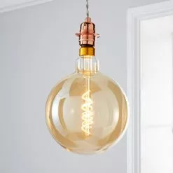 Status 6.5 Watt G200 ES 28cm Dimmable Spiral Filament Bulb -Dunelm Garden Store 1000156417 alt02