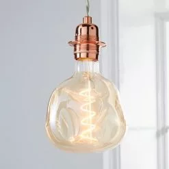 Status 5 Watt ES 17cm Spiral Filament Bumpy Bulb -Dunelm Garden Store 1000156418 alt02