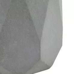 Dunelm Fibre Clay Geometric Grey Planter -Dunelm Garden Store 1000159289 alt02