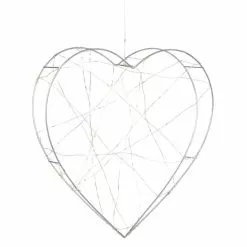 Dunelm Outdoor Light-Up Metal Heart Decoration -Dunelm Garden Store 1000159501 alt02
