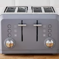 Dunelm Cool Grey Spectrum Toaster -Dunelm Garden Store 1000161965 alt02