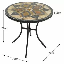 Exclusive Garden Darwin Bistro Table 11 Exclusive Garden Darwin Bistro Table -Dunelm Garden Store 1000162726 alt05