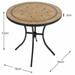 Exclusive Garden Richmond Bistro Table -Dunelm Garden Store 1000162739 alt09