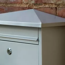 Dunelm Grey Post Box -Dunelm Garden Store 1000182653 alt01