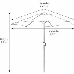 Dunelm Montreal 6 Seater Dining Set -Dunelm Garden Store 1000182833 alt09