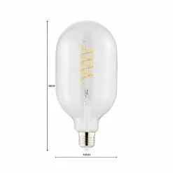 Status Haines Oval Filament Bulb Clear -Dunelm Garden Store 1000183070 alt07