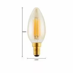 Status Florence 4W SES Candle Dimmable Bulb -Dunelm Garden Store 1000183077 alt07