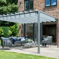 Garden Must Haves Pandora Leaf 3m X 3m Pergola -Dunelm Garden Store 1000185460 alt01