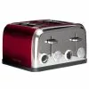 Spectrum Red 4 Slice Toaster