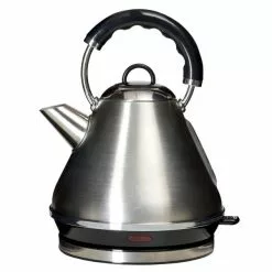 Spectrum Brushed Stainless Steel Pyramid Kettle
