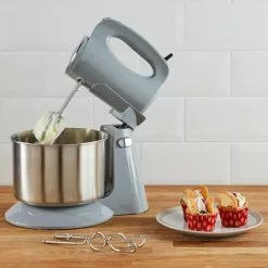 Dunelm 300W Grey Stand Mixer