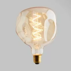 Status 5 Watt ES 17cm Spiral Filament Bumpy Bulb