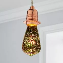Dunelm 4 Watt ST64 ES LED 3D Effect Bulb