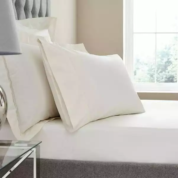 Dorma Egyptian Cotton 400 Thread Count Percale Fitted Sheet 1 Dorma Egyptian Cotton 400 Thread Count Percale Fitted Sheet