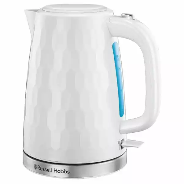 Russell Hobbs Honeycomb Kettle White 4 Russell Hobbs Honeycomb Kettle White - Image 4