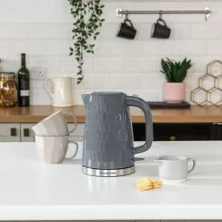 Russell Hobbs Honeycomb Kettle Grey -Dunelm Garden Store 30713877 alt02