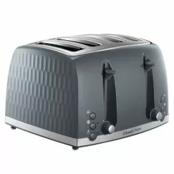 Russell Hobbs Honeycomb 4 Slice Toaster Grey 9 Russell Hobbs Honeycomb 4 Slice Toaster Grey -Dunelm Garden Store 30713880 alt03
