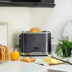 Russell Hobbs Geo Steel 2 Slice Toaster -Dunelm Garden Store 30714031 alt02