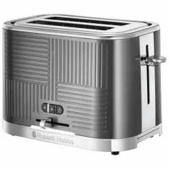 Russell Hobbs Geo Steel 2 Slice Toaster -Dunelm Garden Store 30714031 alt03