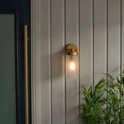 Dunelm Ellison Gold Effect Outdoor Wall Light -Dunelm Garden Store 30730429 alt02