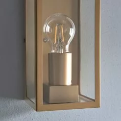 Dunelm London Gold Industrial Outdoor Wall Light -Dunelm Garden Store 30730481 alt02