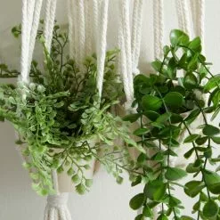 Dunelm Hanging Macrame Double Planter -Dunelm Garden Store 30732436 alt02