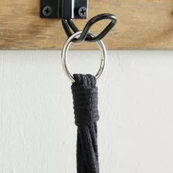 Dunelm Black Hanging Ceramic Pot With Macrame -Dunelm Garden Store 30732442 alt03