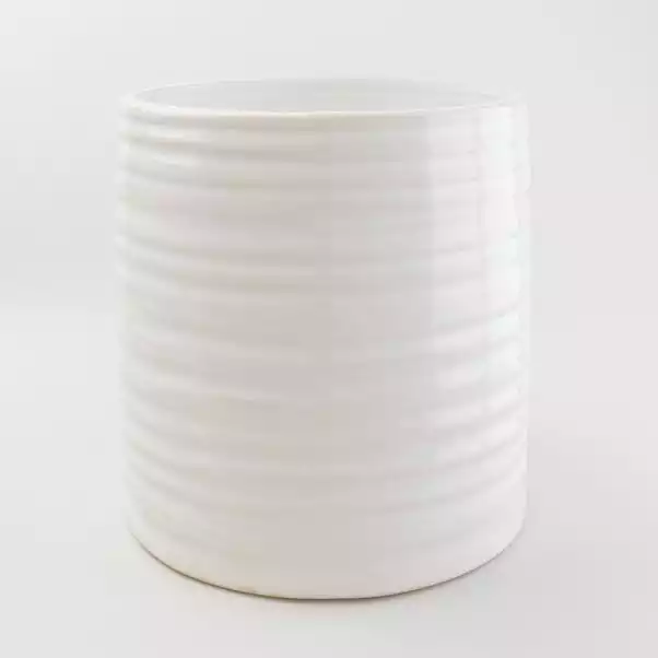 Churchgate Ceramic Ripple Plant Pot 1 Churchgate Ceramic Ripple Plant Pot