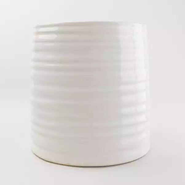 Churchgate Ceramic Ripple Plant Pot 2 Churchgate Ceramic Ripple Plant Pot - Image 2