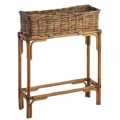 Churchgate Rattan Planter Box With Stand -Dunelm Garden Store 30733513 alt03