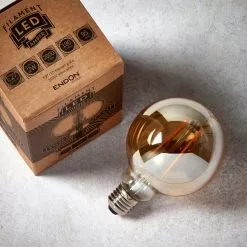 Vogue Lighting Vogue 2 Watt ES LED Amber Filament Large Globe Bulb -Dunelm Garden Store 30743087 alt02