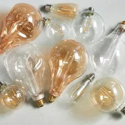 Vogue Lighting Vogue 2 Watt ES LED Amber Filament Large Globe Bulb -Dunelm Garden Store 30743087 alt05