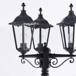 Vogue Lighting Vogue Trenton Outdoor 3 Light Lamppost -Dunelm Garden Store 30743490 alt03