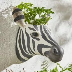 Dunelm Zebra Wall Planter -Dunelm Garden Store 30748387 alt01