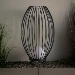 Dunelm Lanesra Outdoor Integrated LED Portable Floor Lamp -Dunelm Garden Store 30748531 alt02