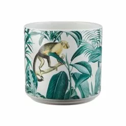 Dunelm Ceramic Monkey Plant Pot 5 Dunelm Ceramic Monkey Plant Pot -Dunelm Garden Store 30751216 alt02