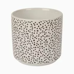 Dunelm Ceramic Dotty Plant Pot -Dunelm Garden Store 30751217 alt02