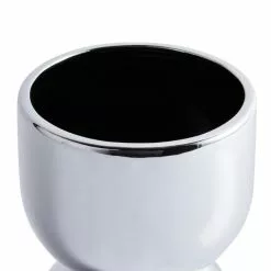 Dunelm Ceramic Curves Planter Silver 20cm -Dunelm Garden Store 30751223 alt02