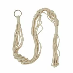 Dunelm Macrame Cream Plant Hanger -Dunelm Garden Store 30753307 alt04