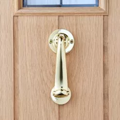 Dunelm Traditional Scroll Gold Door Knocker