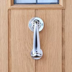 Dunelm Traditional Scroll Chrome Door Knocker