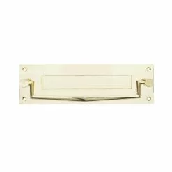 Dunelm Gold Letter Plate With Knocker -Dunelm Garden Store 30756563 alt02