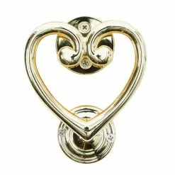 Dunelm Heart Gold Door Knocker -Dunelm Garden Store 30756567 alt02