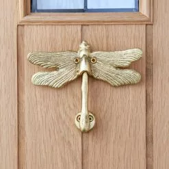 Dunelm Dragonfly Gold Door Knocker