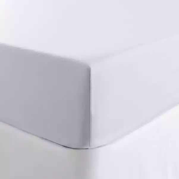 Holly Willoughby Plain 100% Cotton Fitted Sheet 1 Holly Willoughby Plain 100% Cotton Fitted Sheet