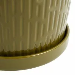 Elements Sculpted Green Footed Planter -Dunelm Garden Store 30765387 alt04