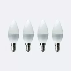 Status 4W Pearl SES Candle Bulb 4 Pack -Dunelm Garden Store 30767631 alt04