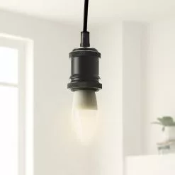 Status 7W Pearl BC Candle Bulb 2 Pack